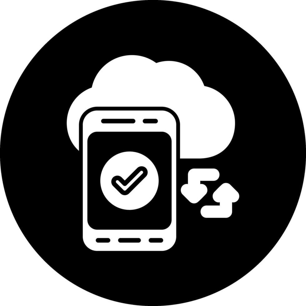 Cloud Sync Vector Icon