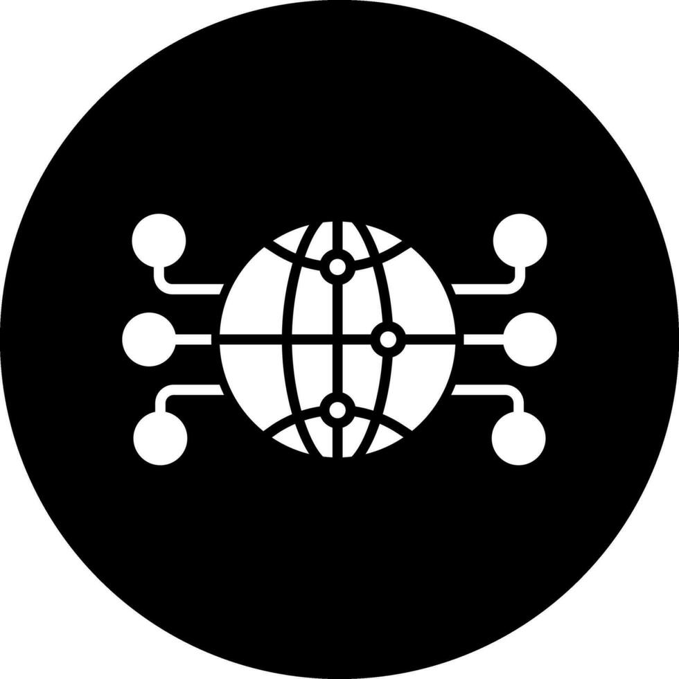 Global Network Vector Icon