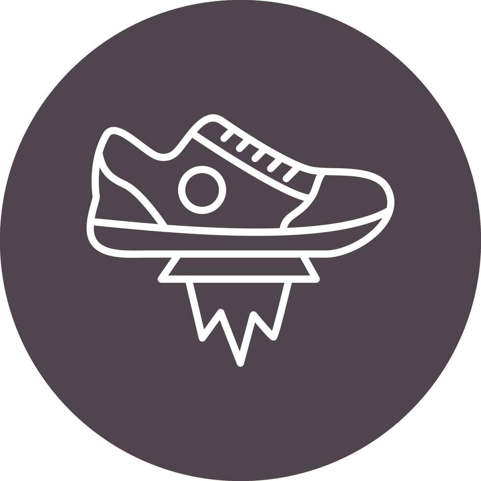 volador Zapatos vector icono