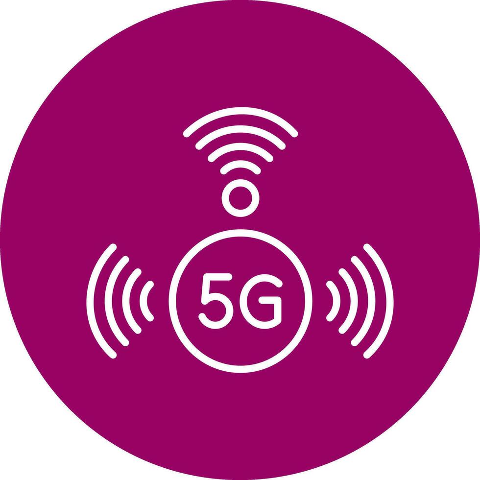 icono de vector de 5g