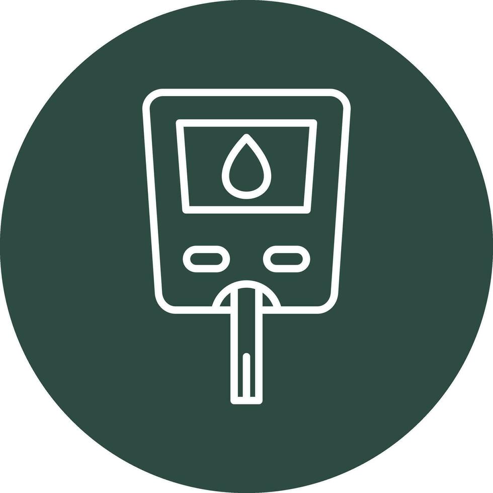 Glucose Meter Vector Icon
