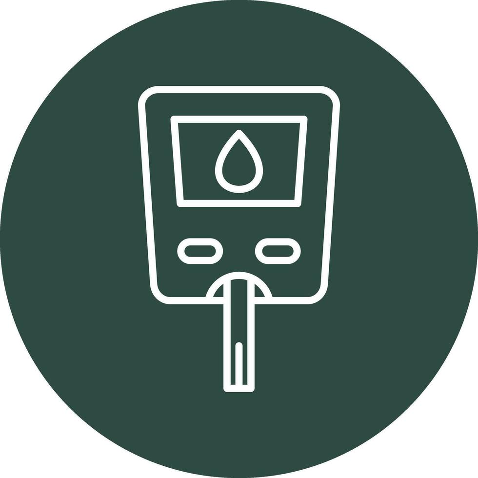 Glucose Meter Vector Icon