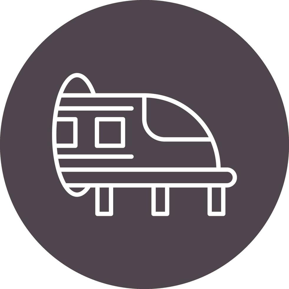 Hyperloop Vector Icon
