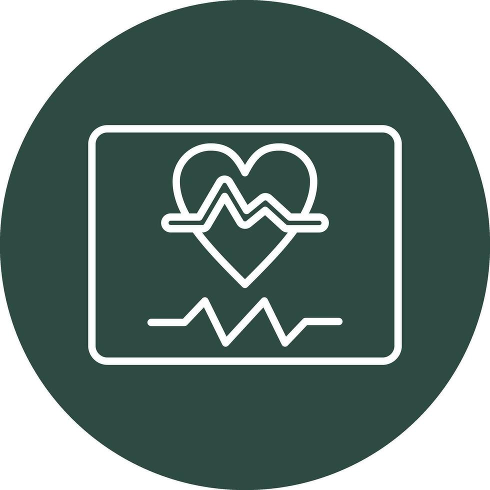 Ecg Vector Icon