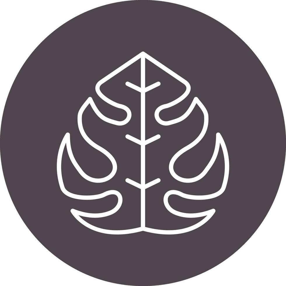 Philodendron Vector Icon