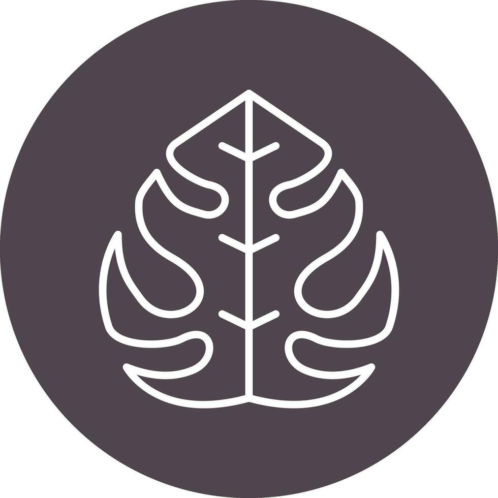 Philodendron Vector Icon