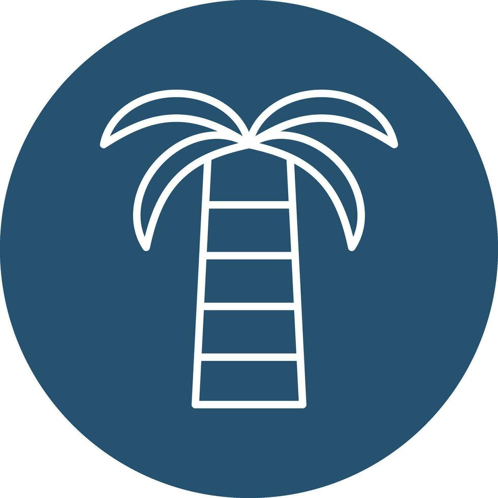 Coconut Palm Vector Icon