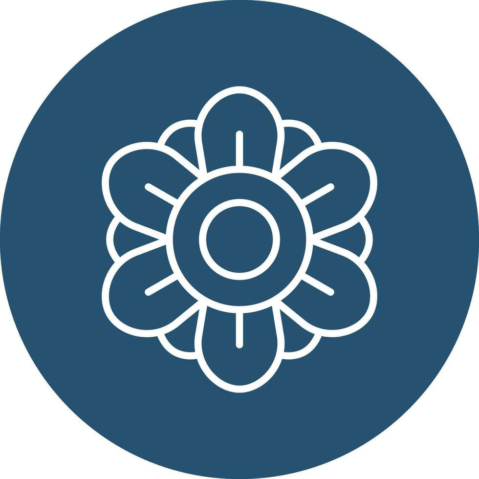 Dahlia Vector Icon