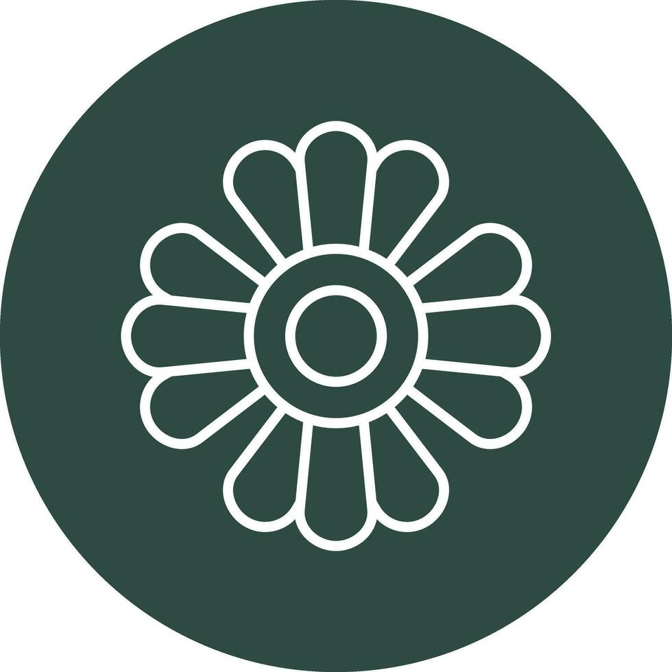 Gaillardia Vector Icon