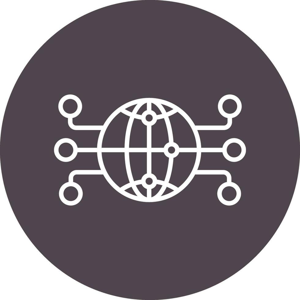Global Network Vector Icon