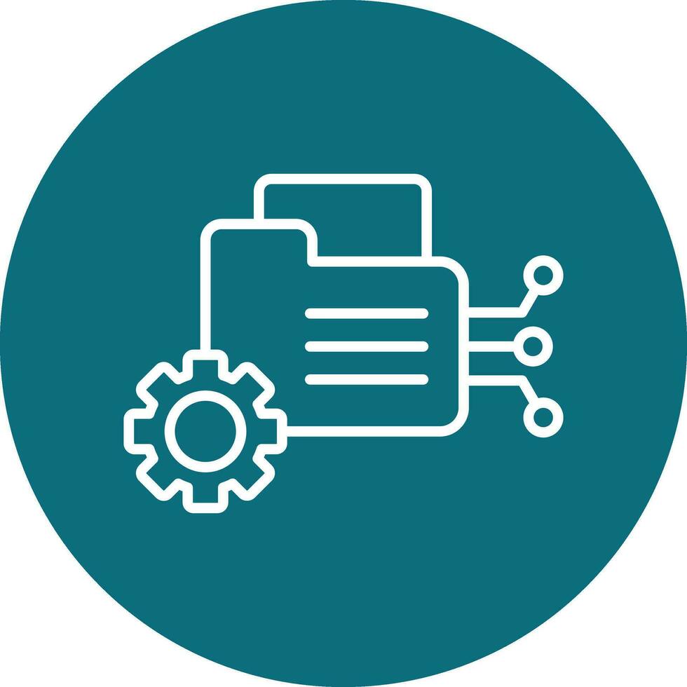 Data Management Vector Icon