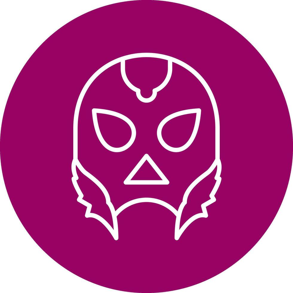 lucha mascaras vector icono