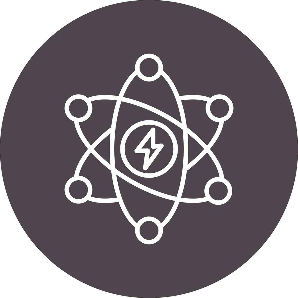 Atomic Energy Vector Icon