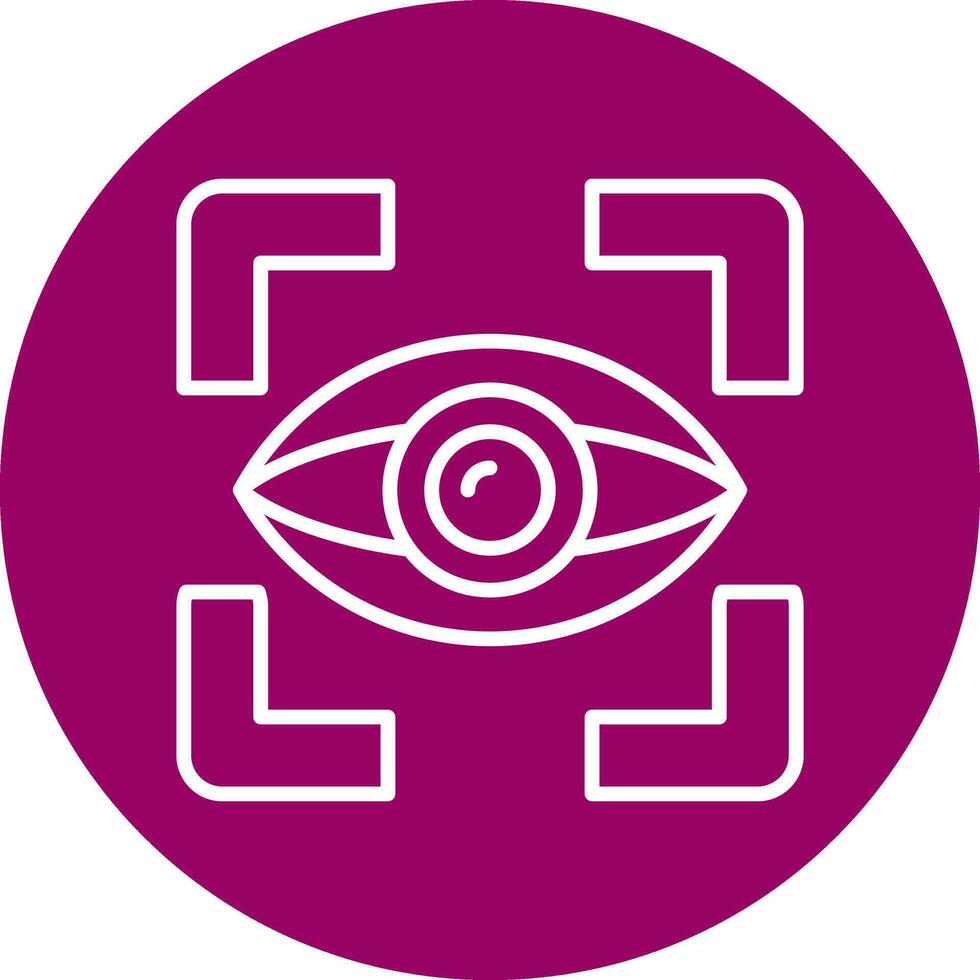 Eye Tracking Vector Icon