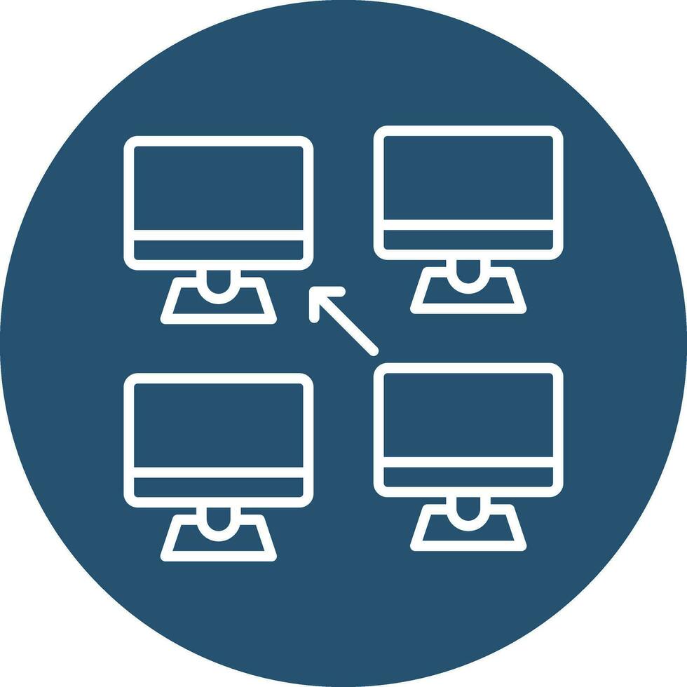 Decentralized Vector Icon