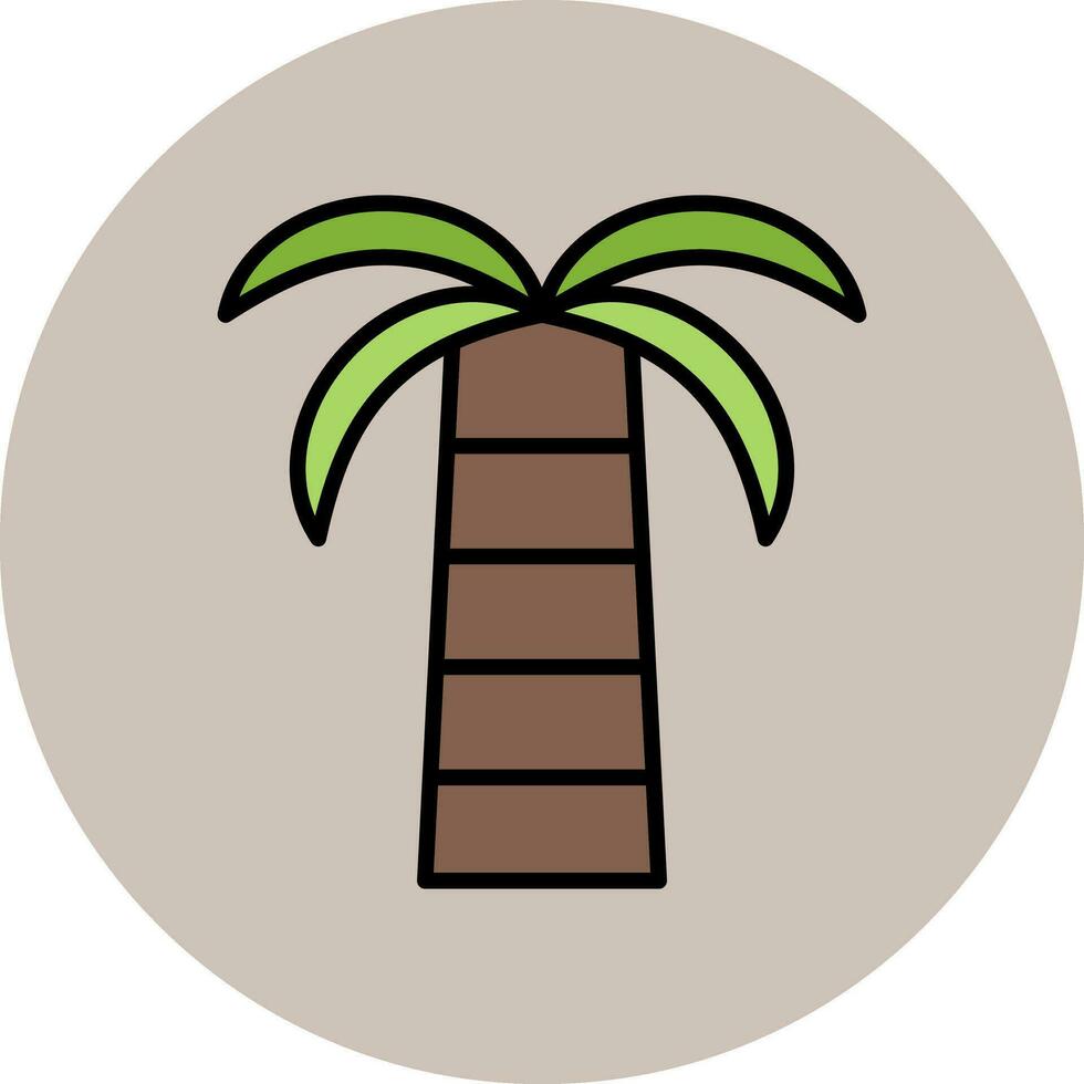Coconut Palm Vector Icon