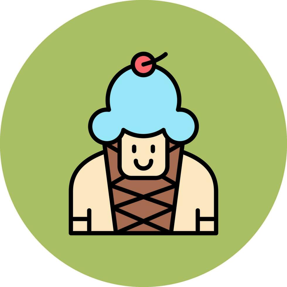 icono de vector de helado