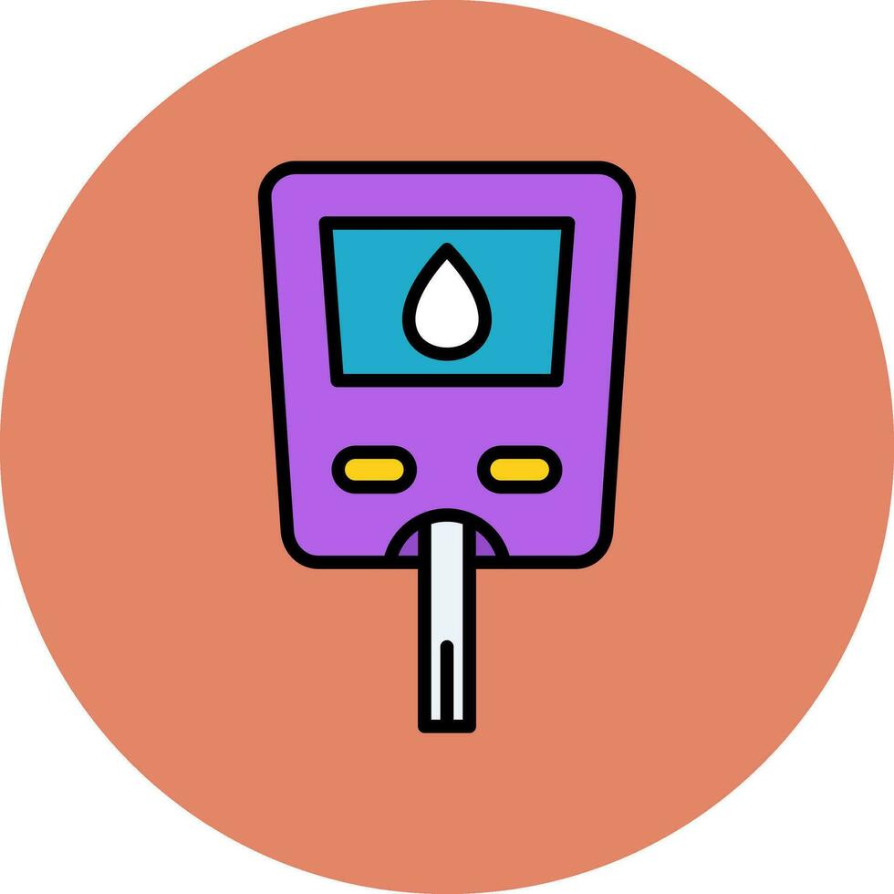 Glucose Meter Vector Icon
