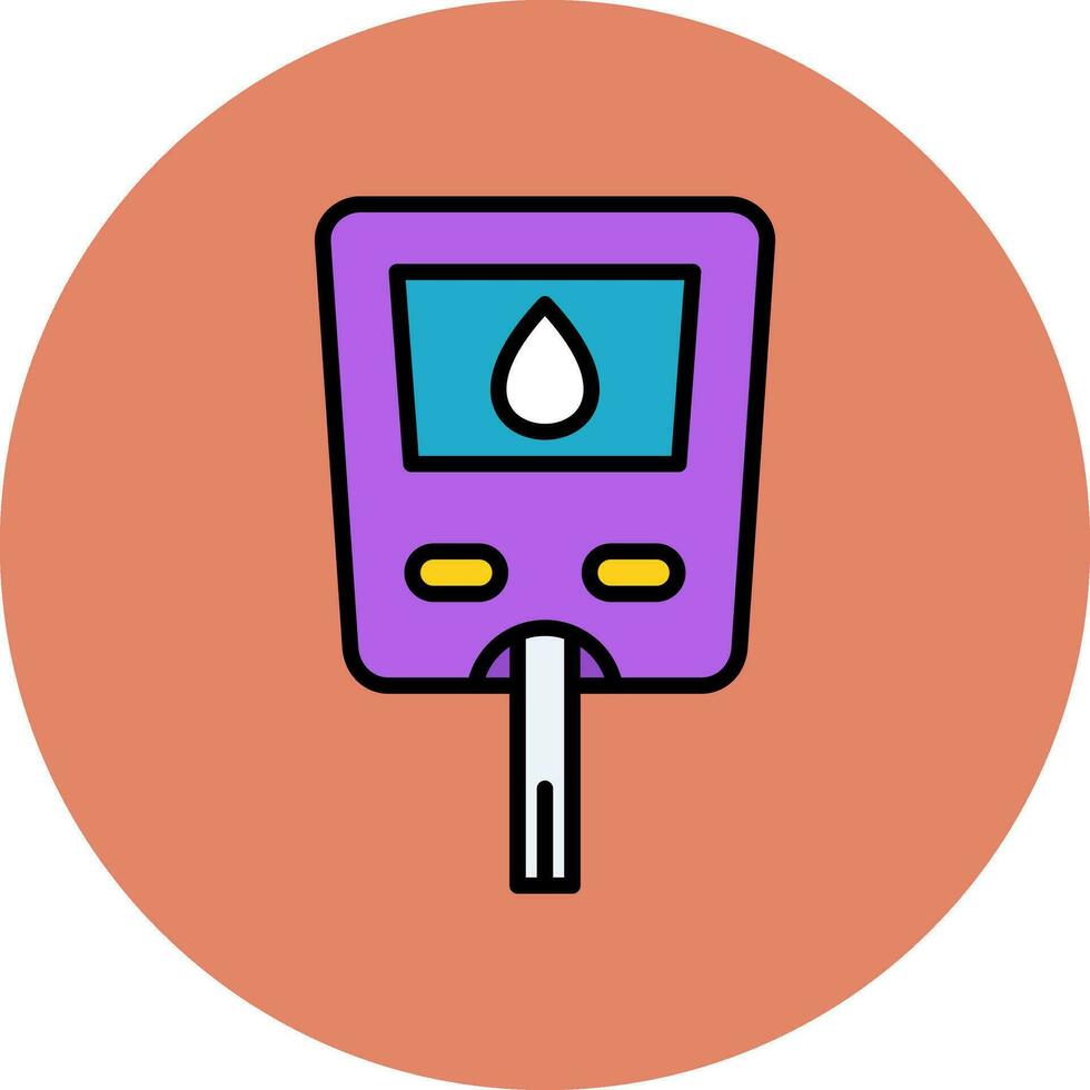 Glucose Meter Vector Icon