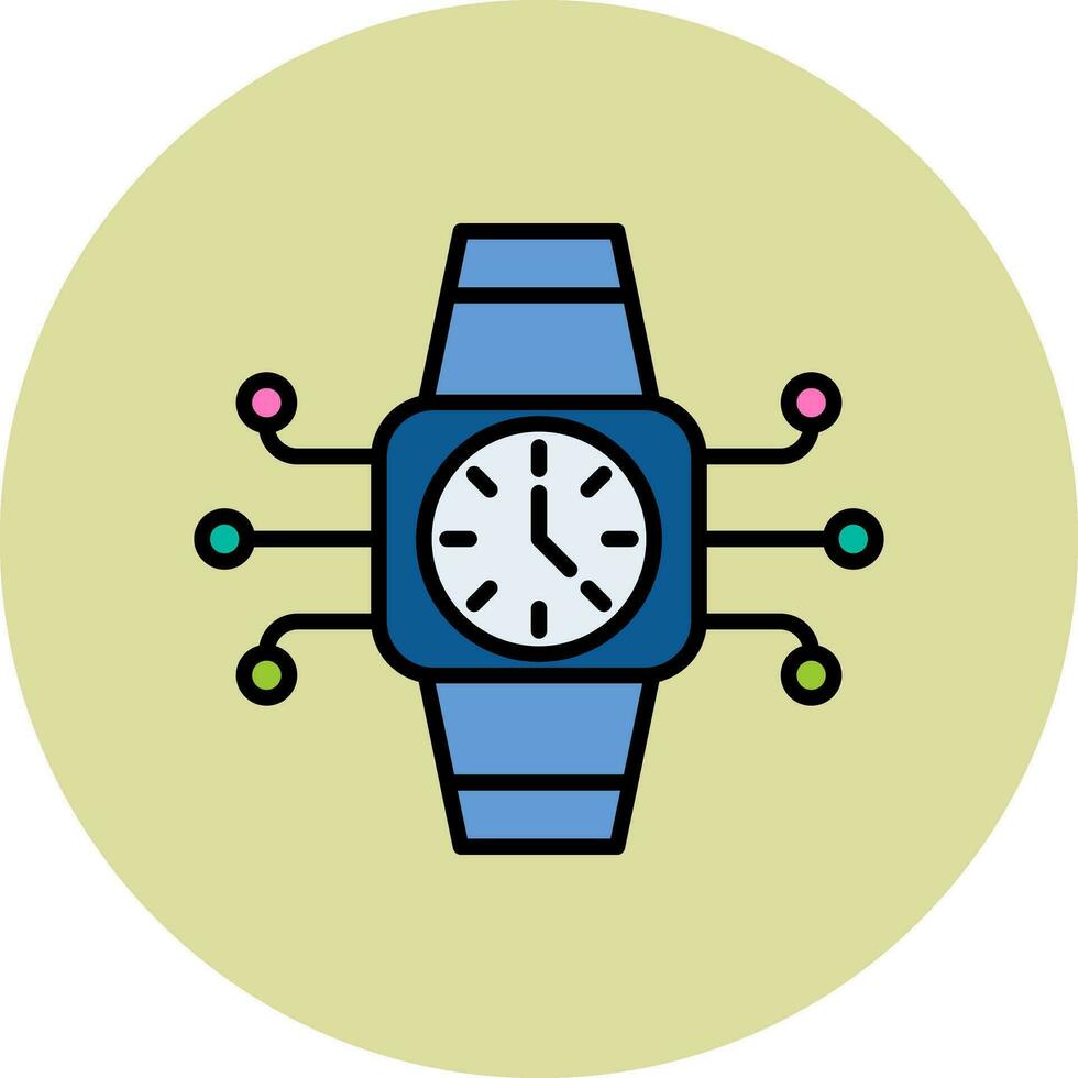 icono de vector de reloj inteligente