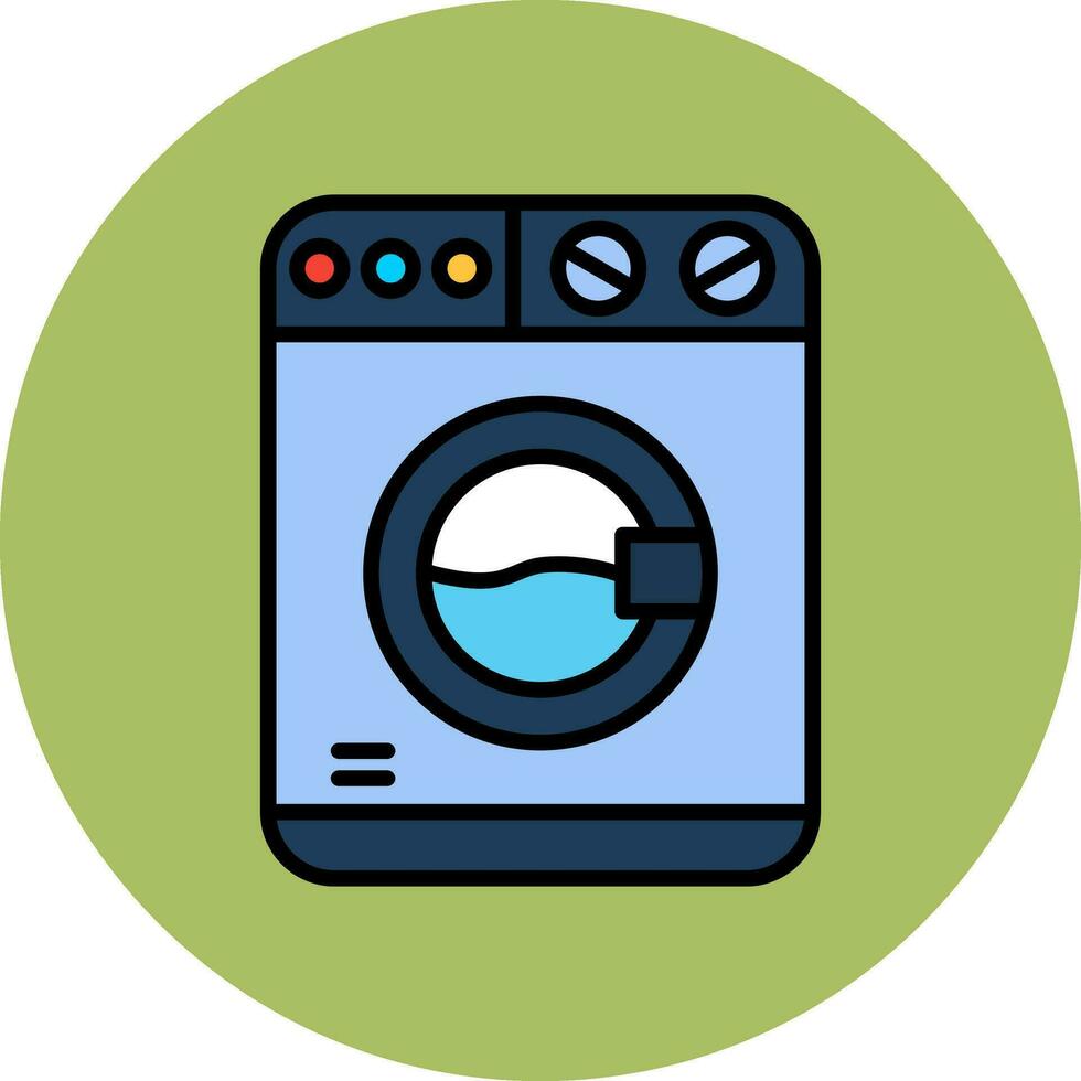 Washing Machine Vector Icon