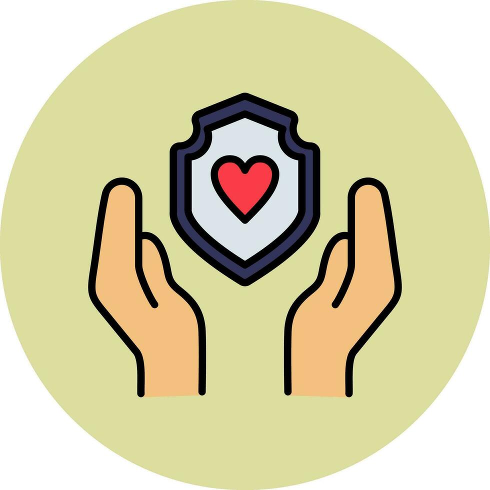 Life Protection Vector Icon