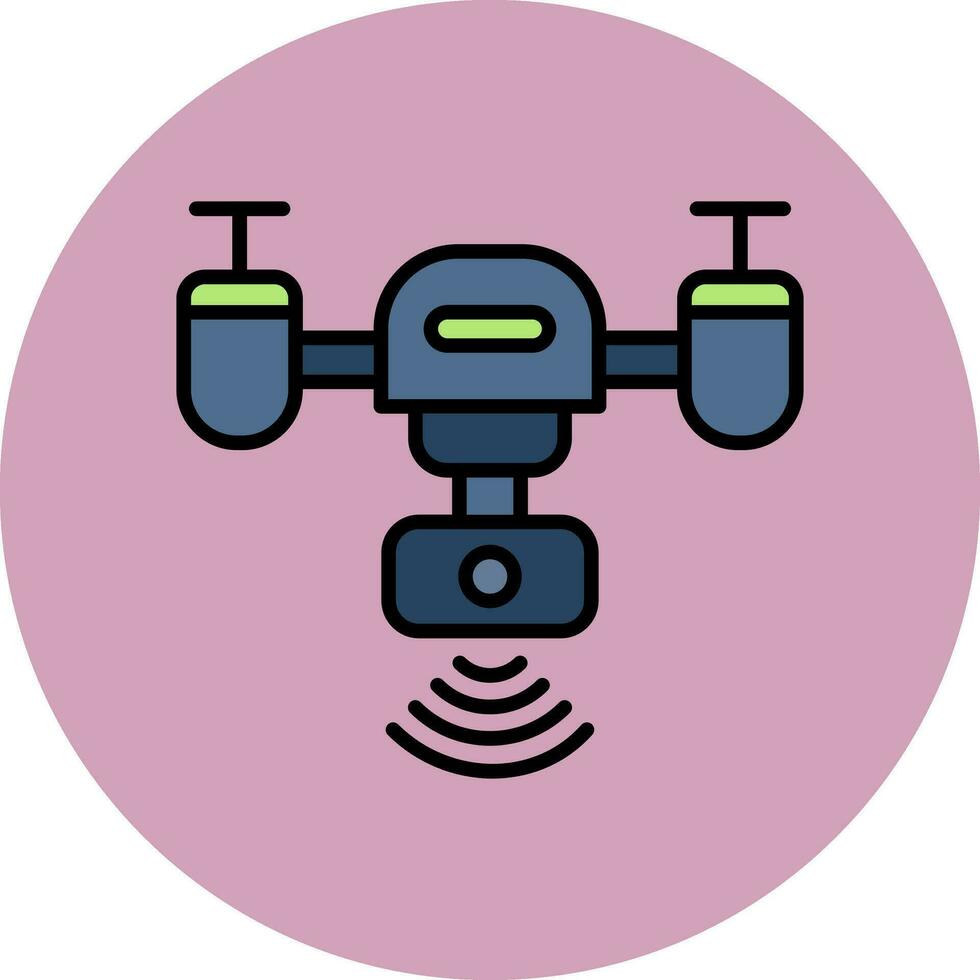 Smart Drone Vector Icon