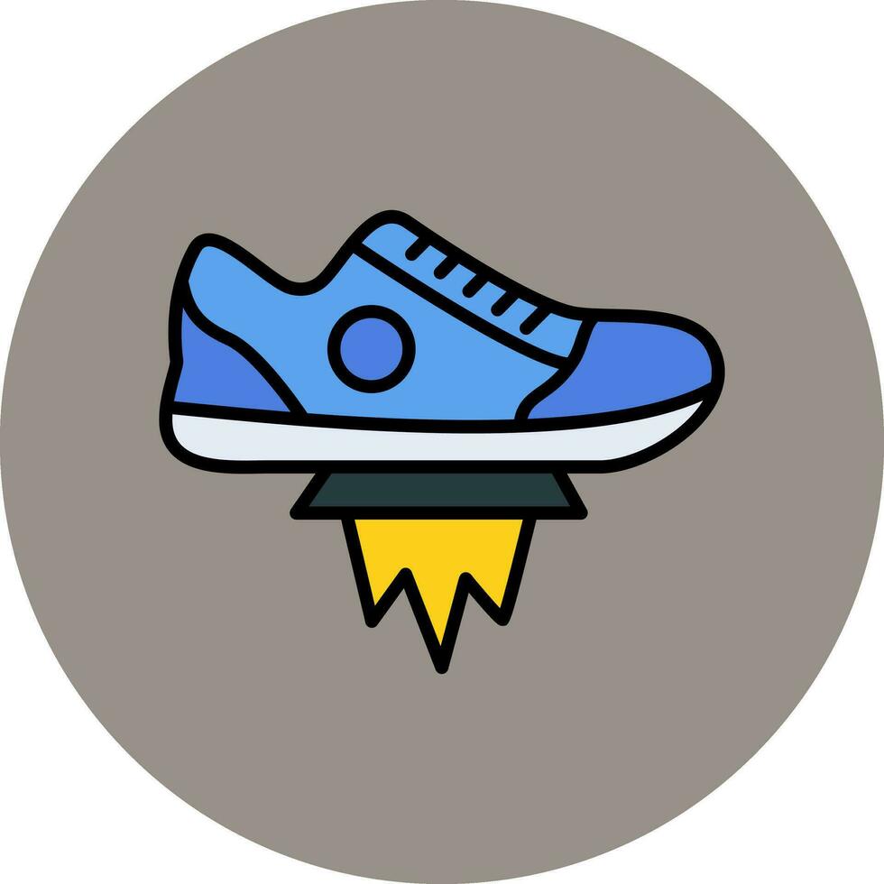 Flying Shoes Vector Icon