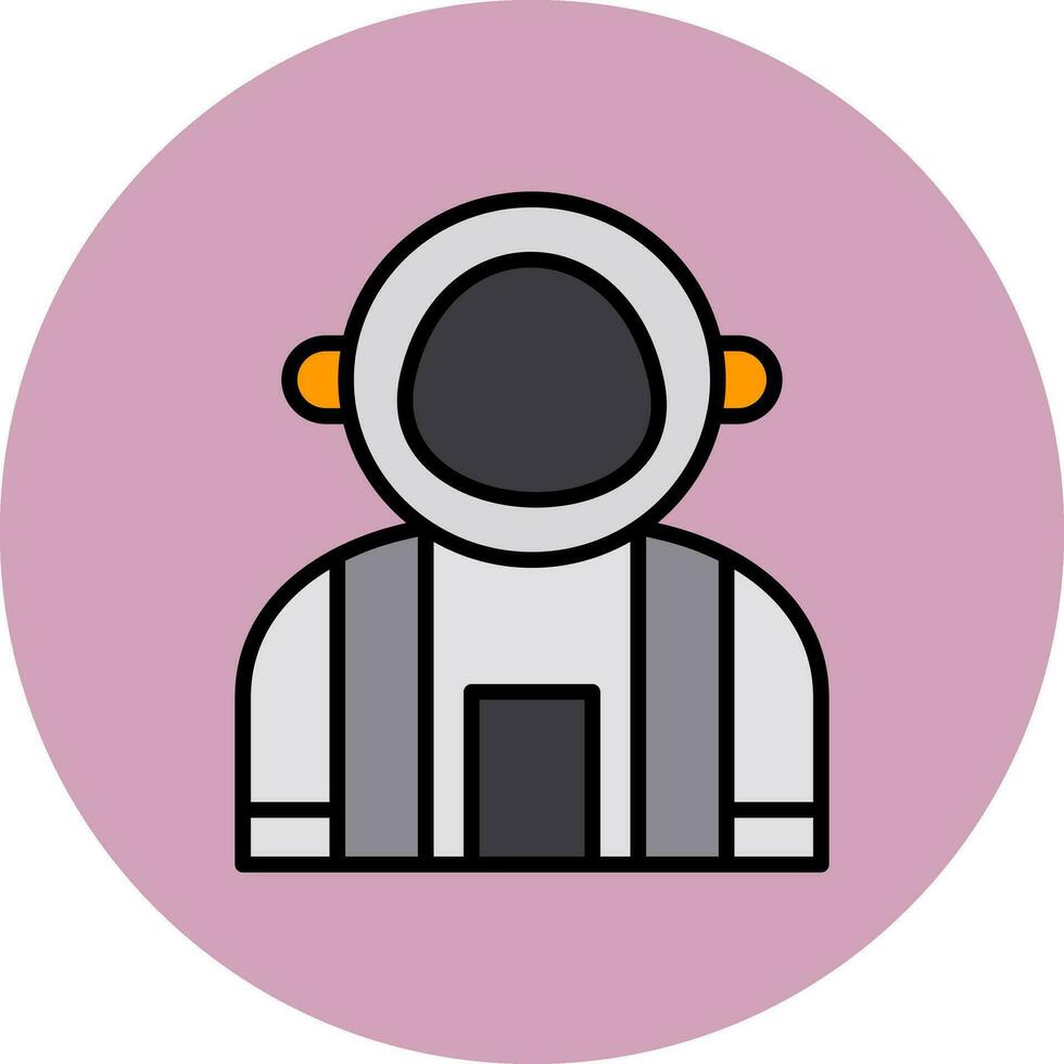 icono de vector de astronauta