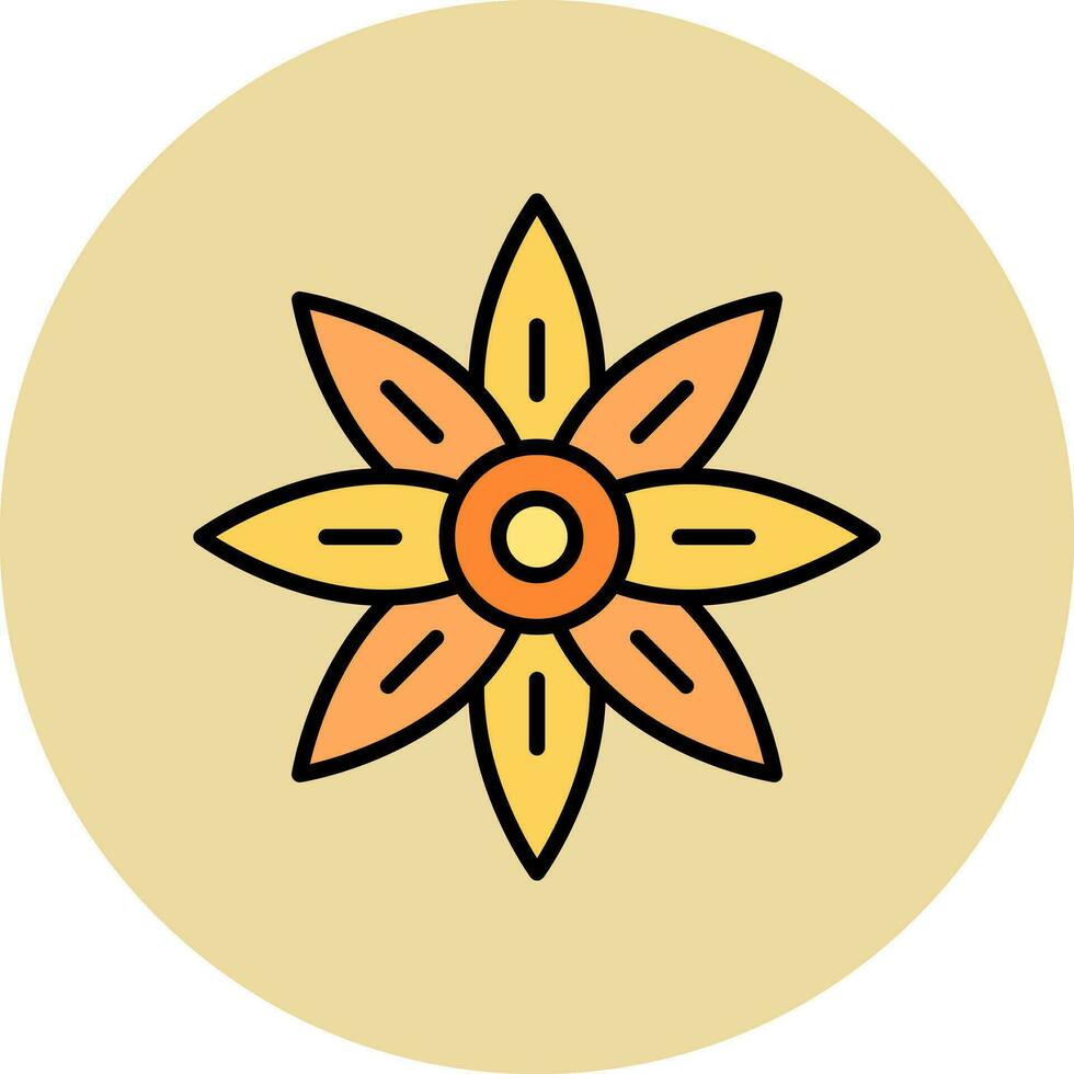 Tiger Lily Vector Icon