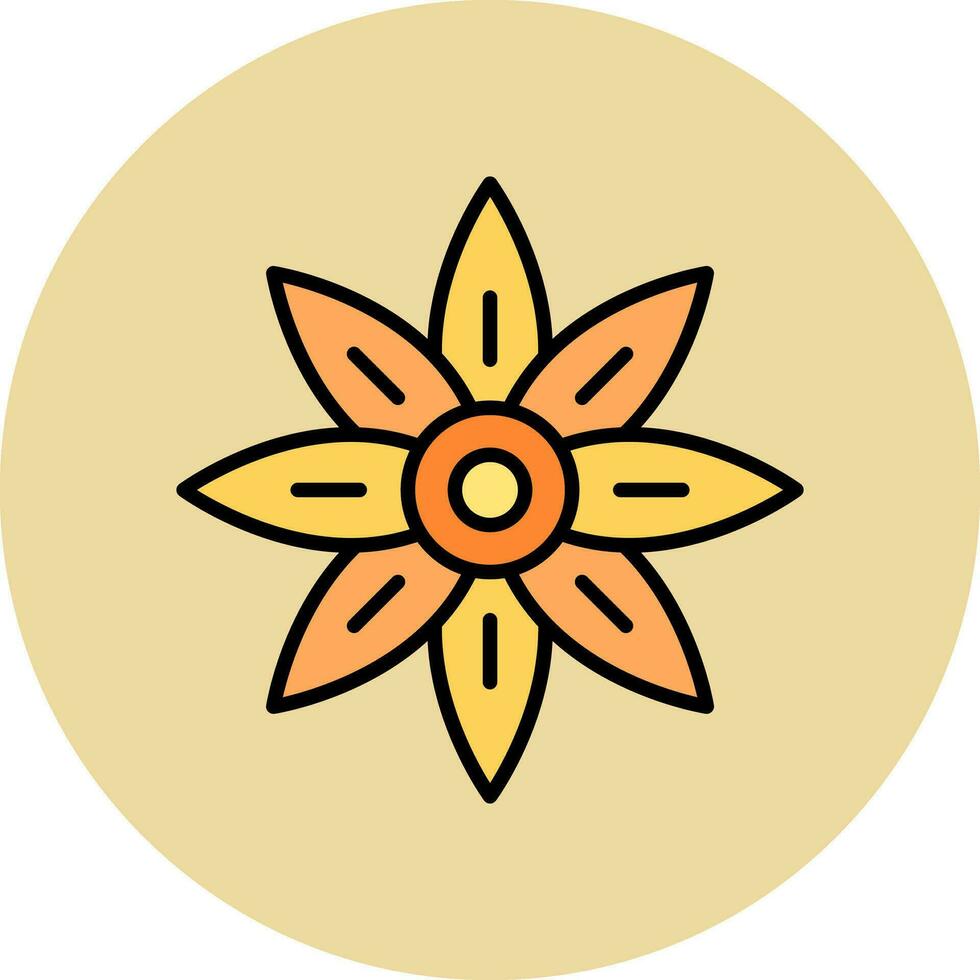 Tiger Lily Vector Icon