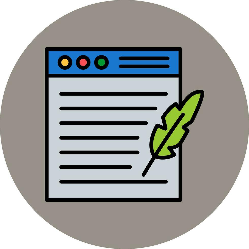 Feather Vector Icon