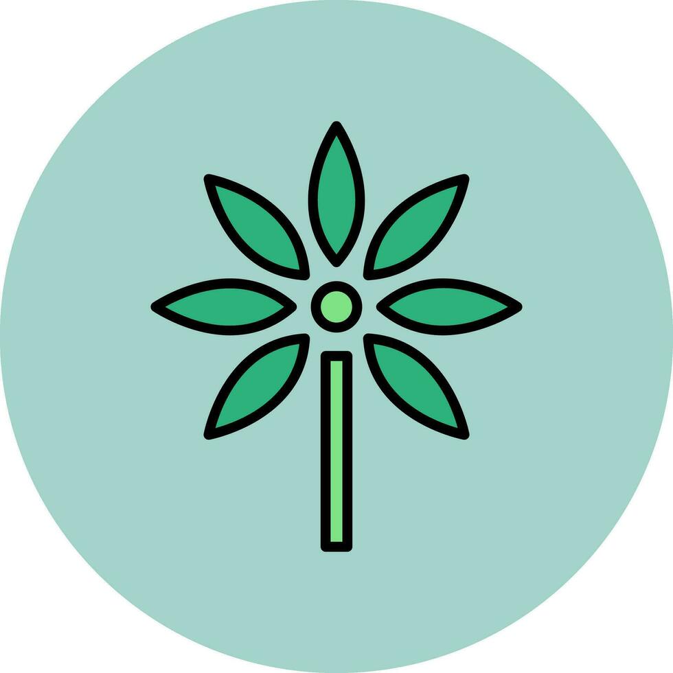 Schefflera Vector Icon