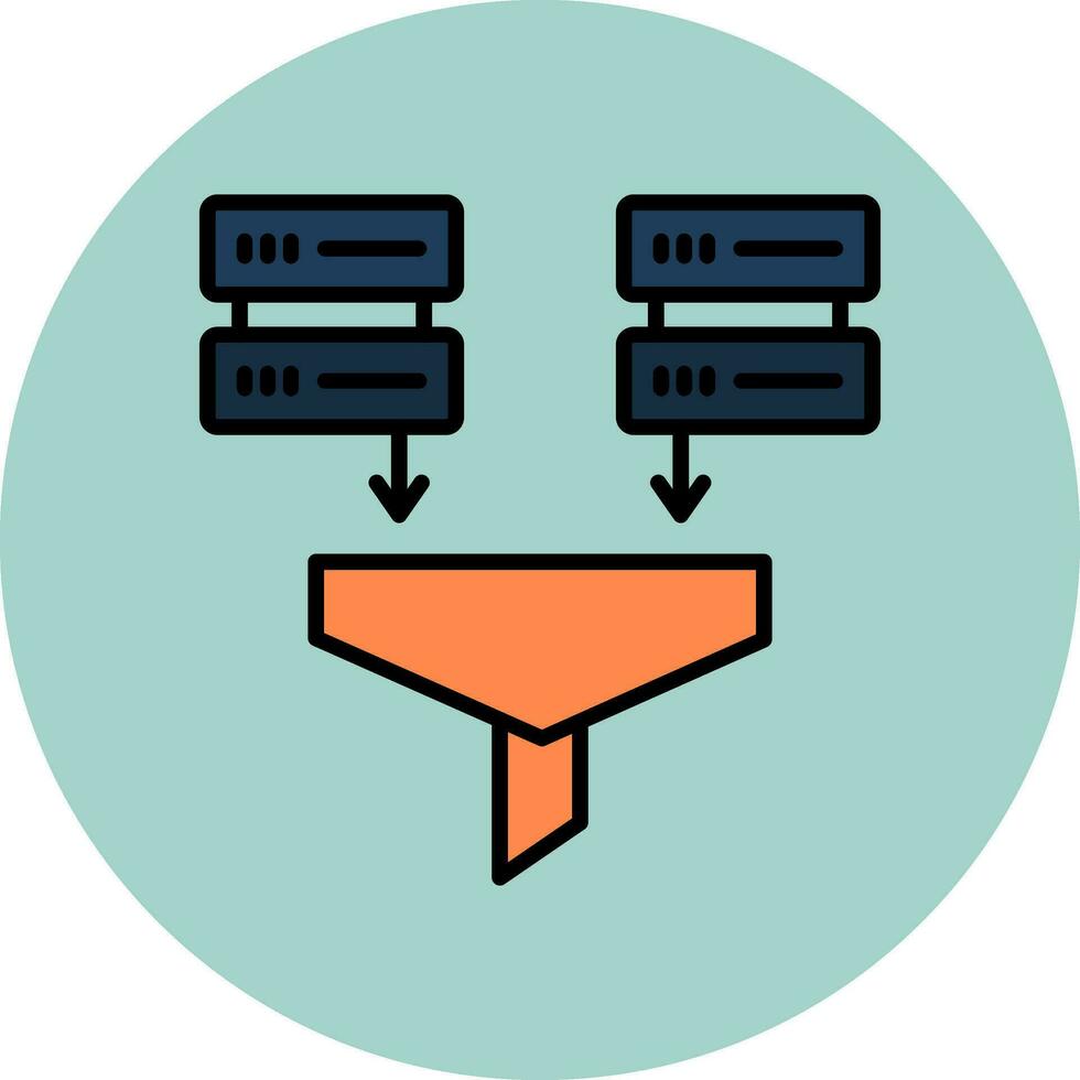 Data Mining Vector Icon