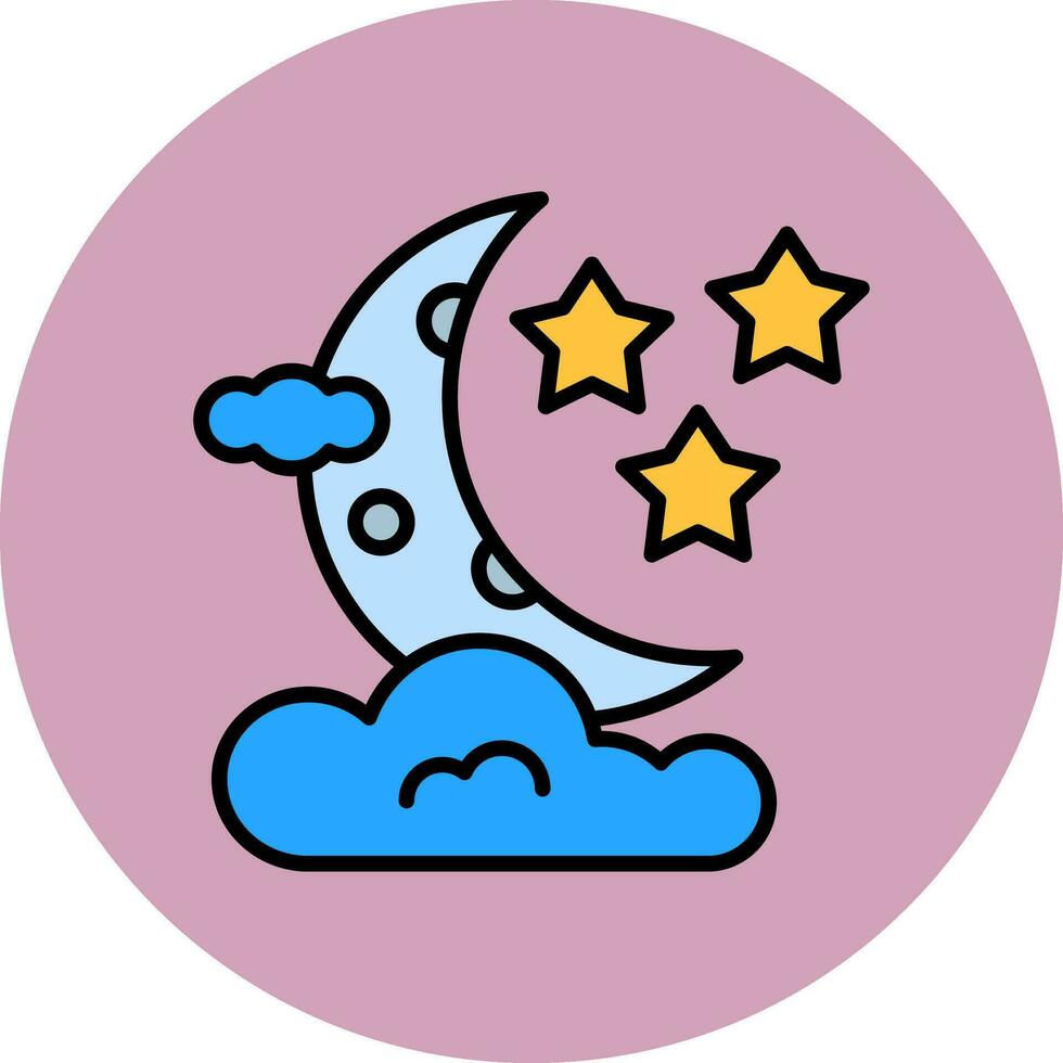 Moon Vector Icon