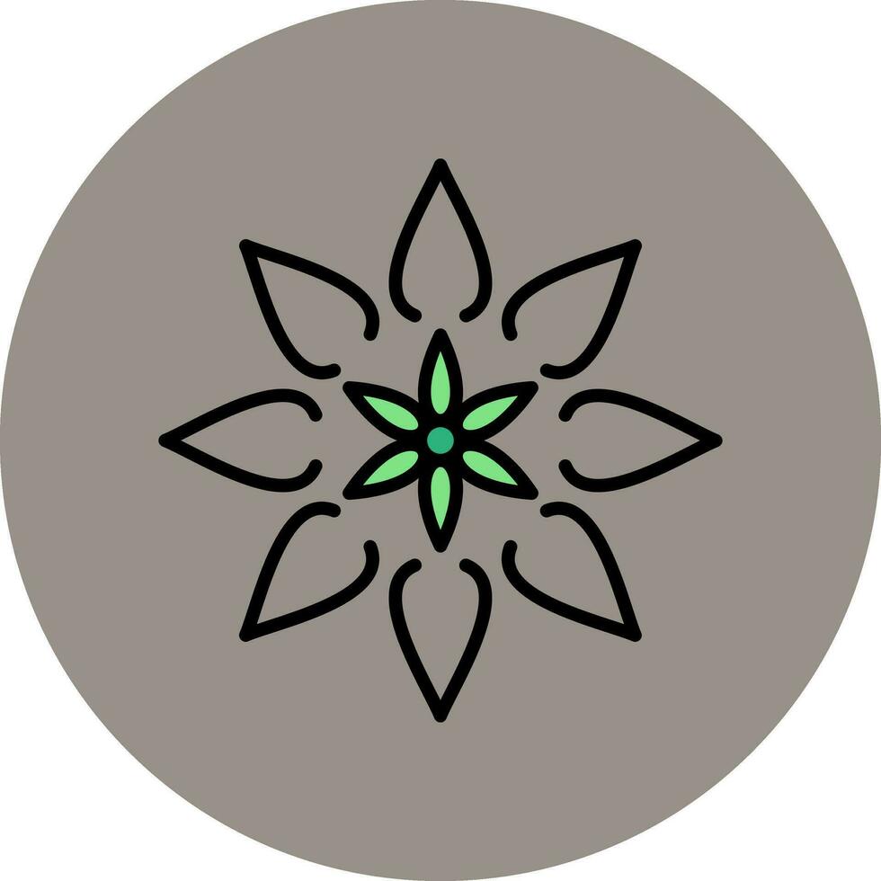 Schefflera Vector Icon