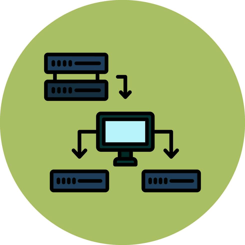 Structured Data Vector Icon