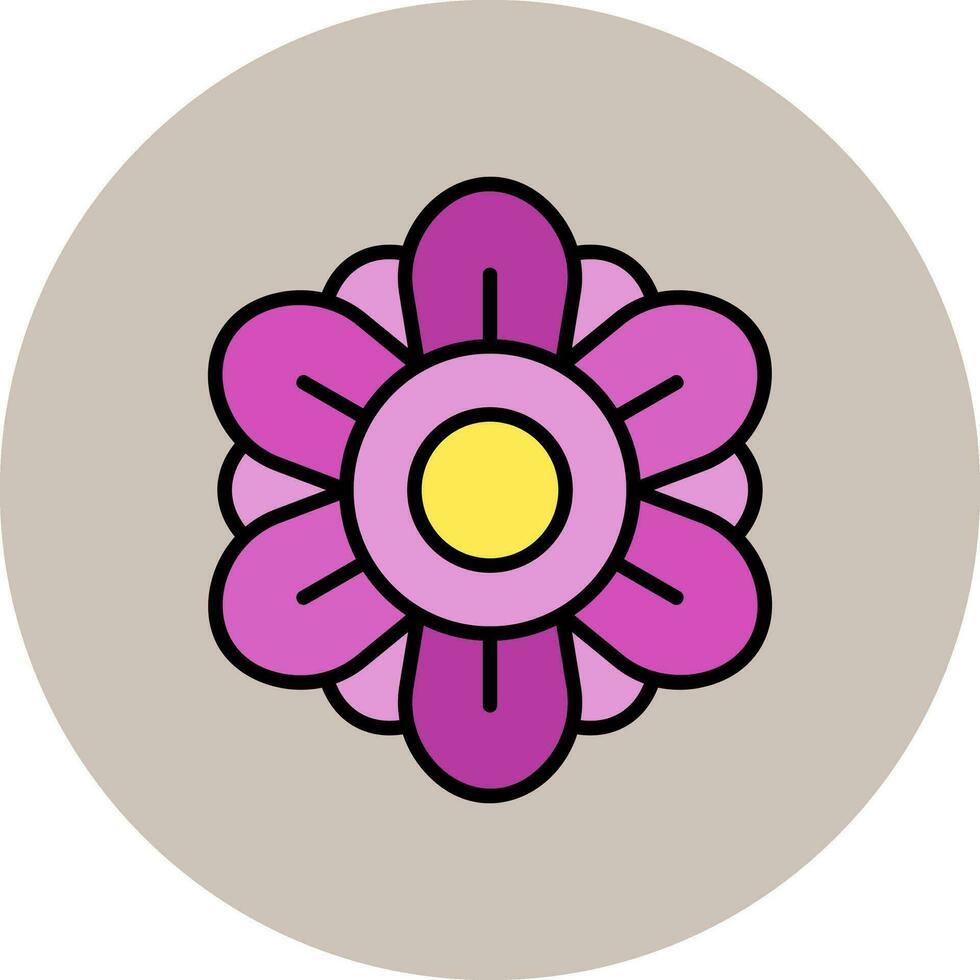 Dahlia Vector Icon