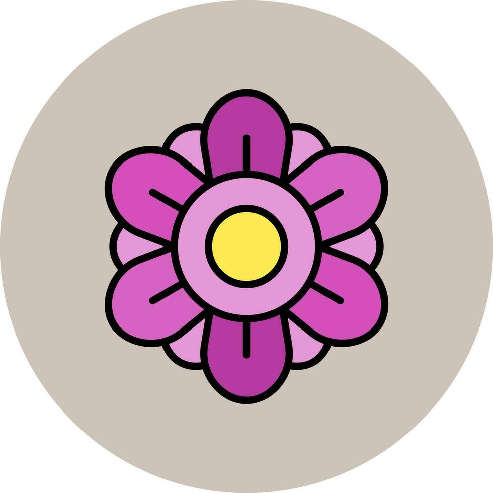 Dahlia Vector Icon