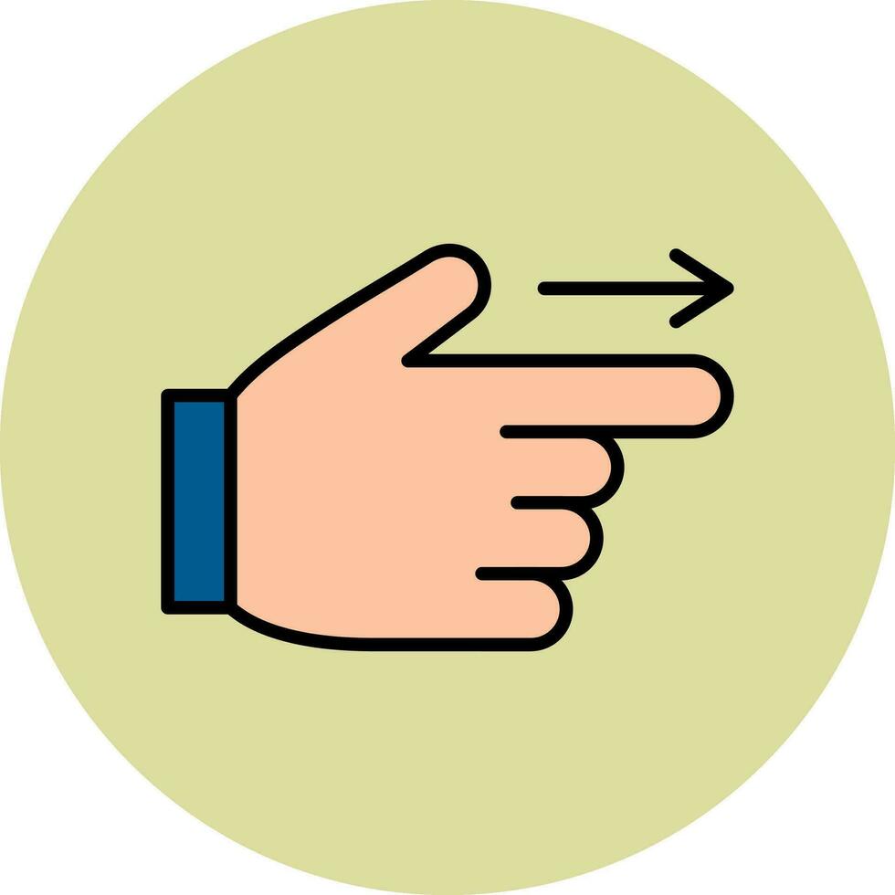 Pointing Vector Icon