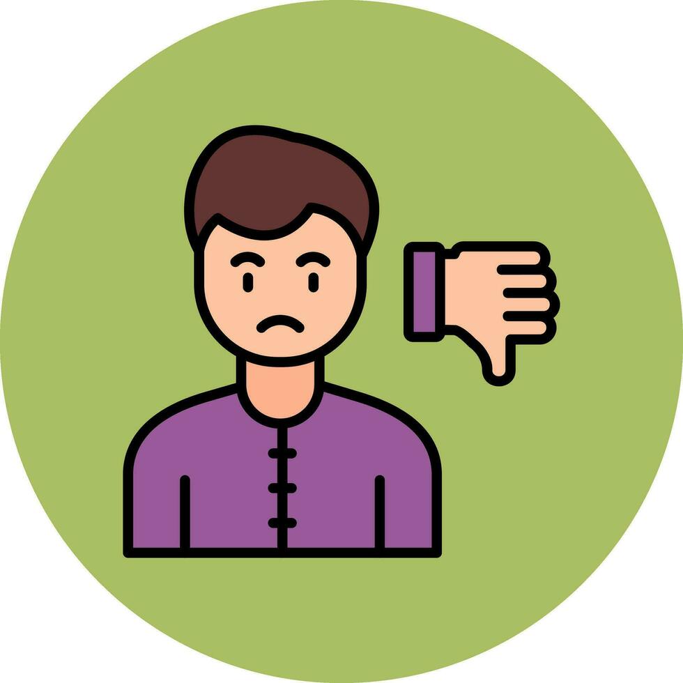 Dissatisfaction Vector Icon