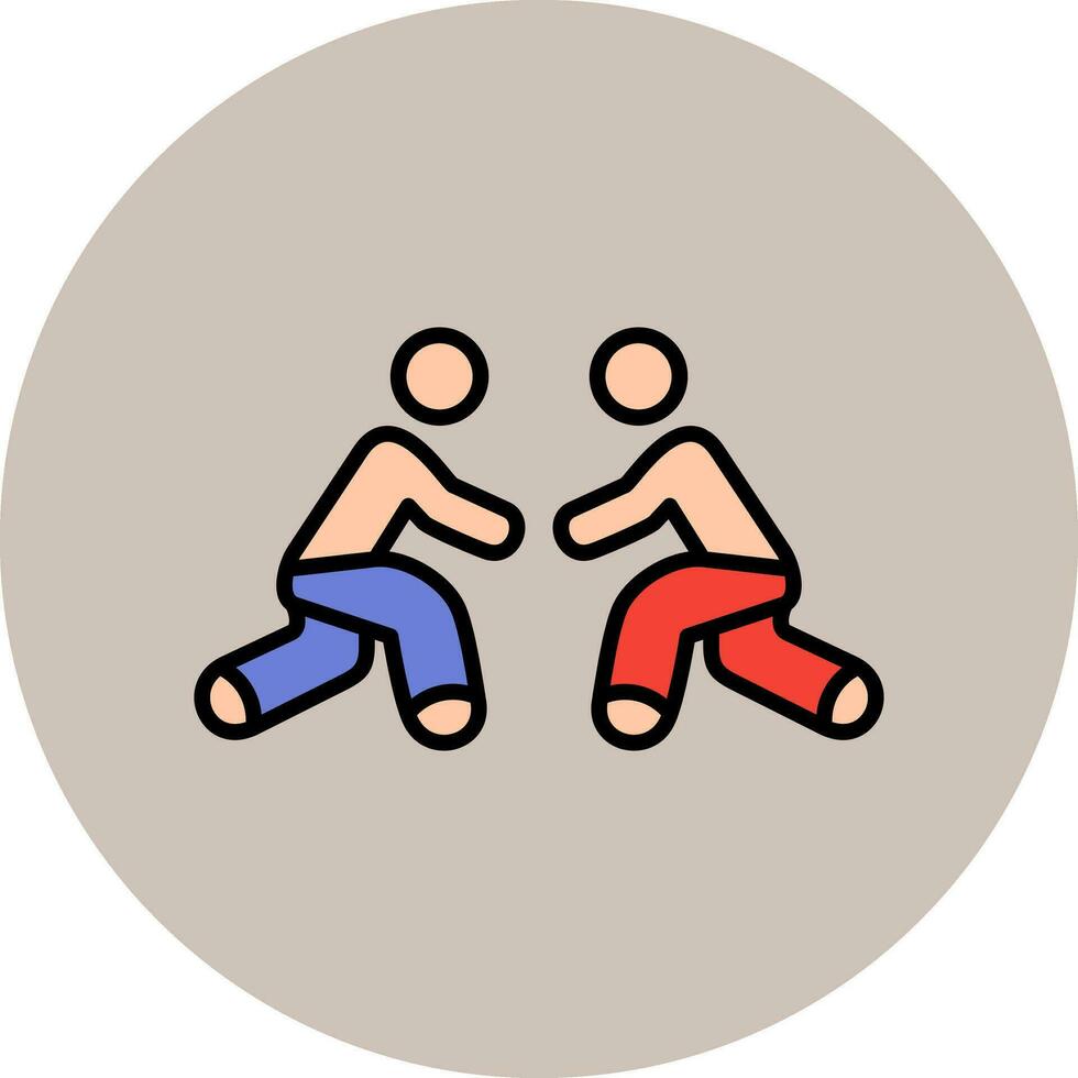 Wrestling Vector Icon