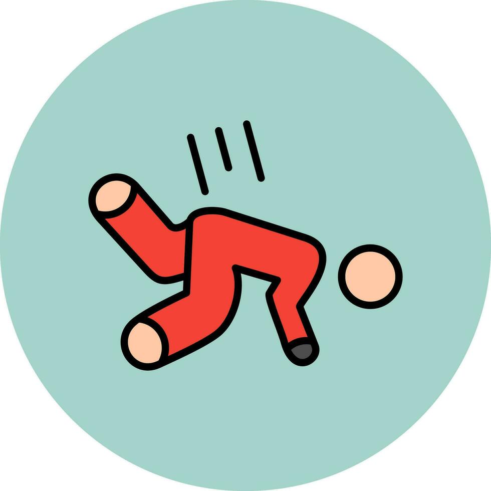 Falling Down Vector Icon