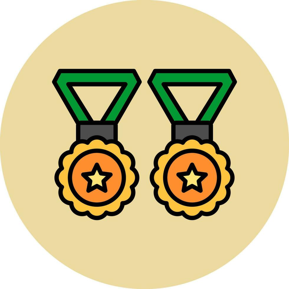 icono de vector de medallas