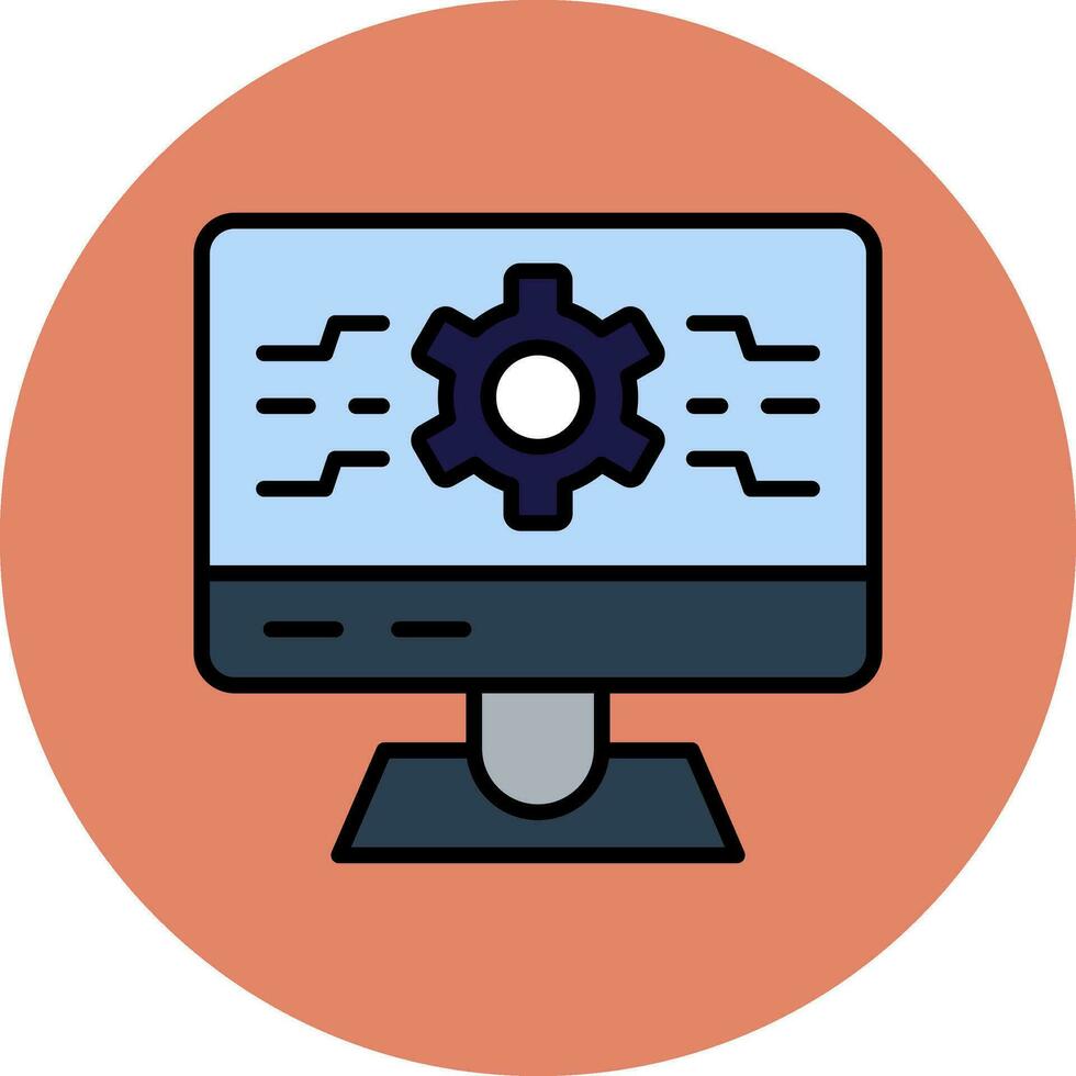 icono de vector de código