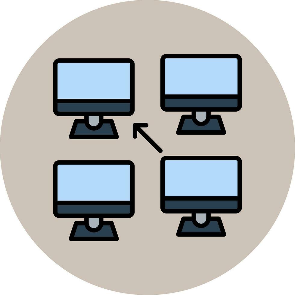 Decentralized Vector Icon