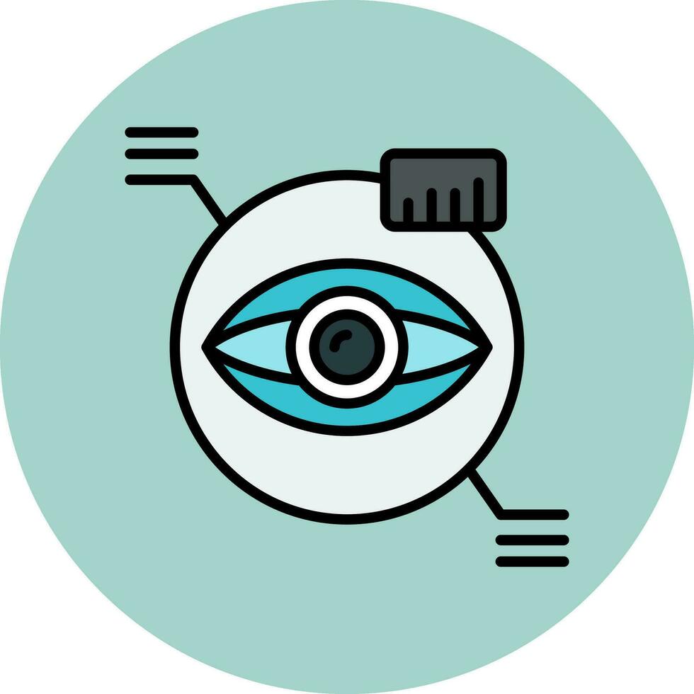 Eye Scanner Vector Icon