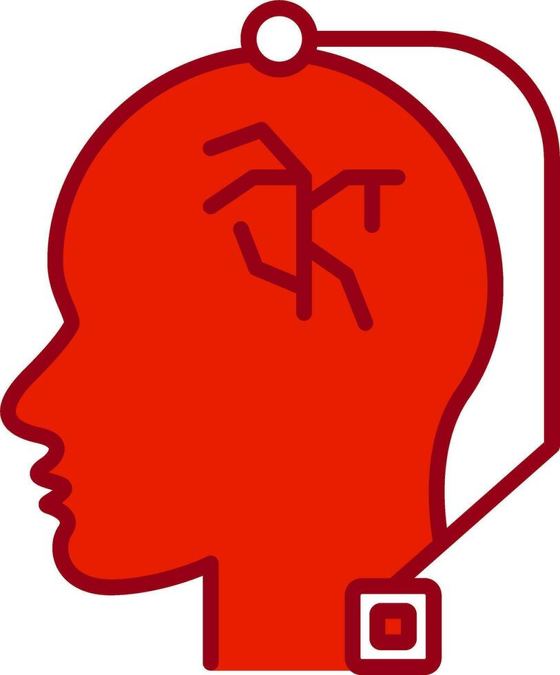 Deep Brain Stimulation Vector Icon