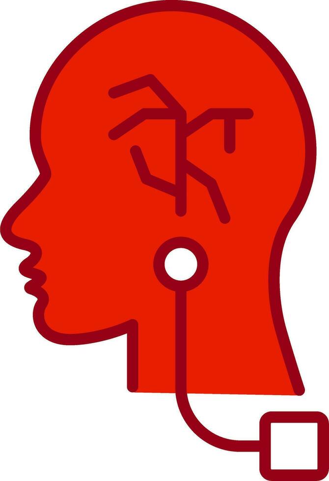 Vagus Nerve Stimulation Vector Icon