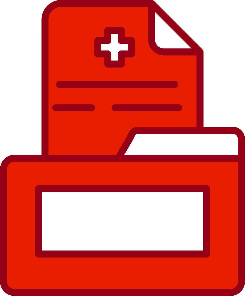 Medical File Vector Icon